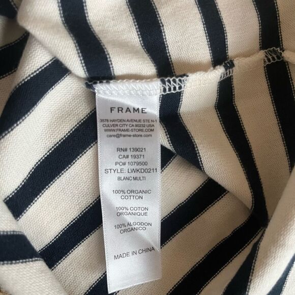 NWT- FRAME - 70s Mariner Dress Size Small - Picture 7 of 10